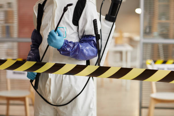 Professional Biohazard Cleanup technician working in Oceanside, NY